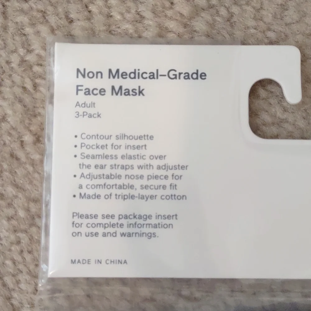 2x Gap Factory Contour 3pk Facemask